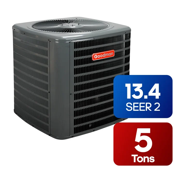 Goodman - High Efficiency A/C system (13.4 SEER 2) 5 Tons
